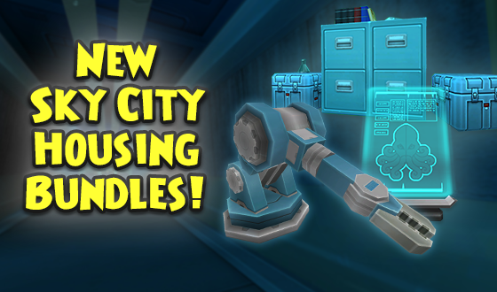 Wizard101's tweet image. Straight from the heights of Sky City! 🤖🌀

The Sky City Lounge Bundle and Sky City Lab Bundle are now available in the Crown Shop through June 29th! These bundles offer a variety of Lemuria-themed housing items. wizard101.com/game/sky-city-… #Wizard101