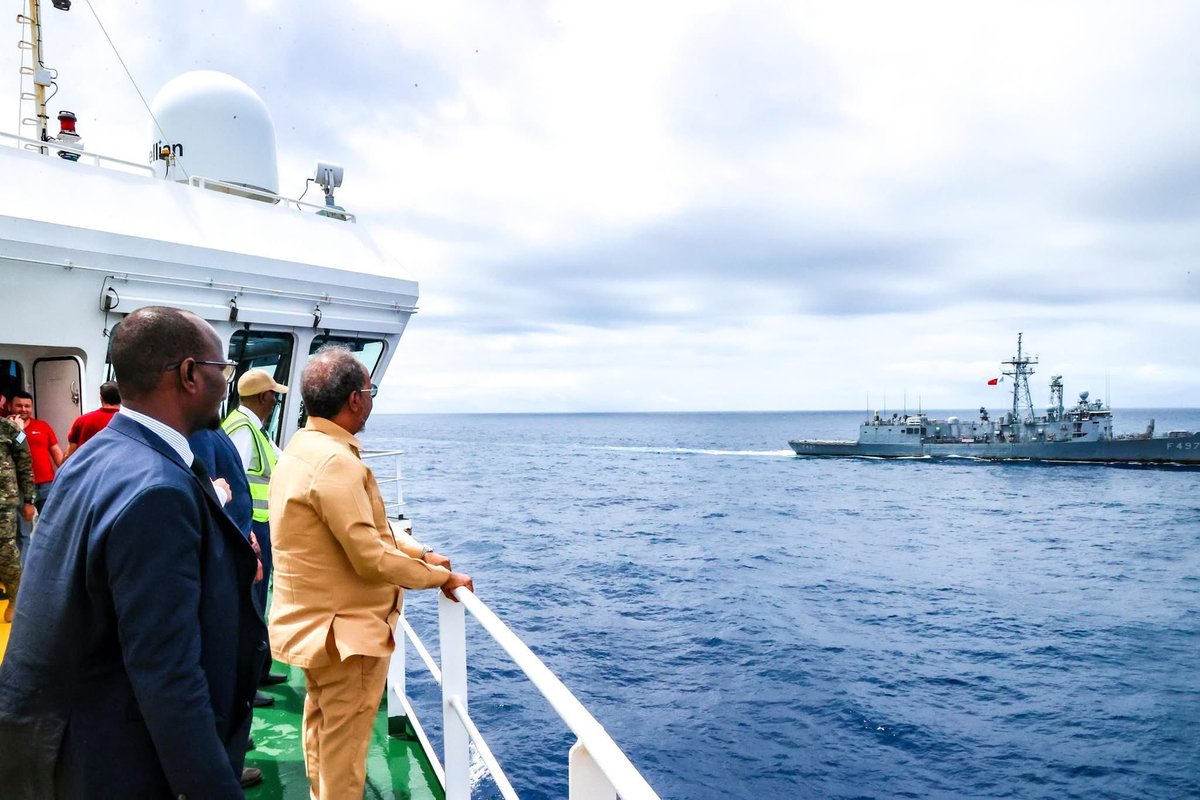 Ministry of Petroleum and Mineral Resources (@mopmr) on Twitter photo H.E. President <a href="/HassanSMohamud/">Hassan Sheikh Mohamud</a> conducted an official inspection of the Oruç Reis Seismic Research Vessel upon its return from the offshore seismic survey—underscoring the significance of unlocking Somalia’s natural resources for sustainable economic growth and energy security. H.E. President <a href="/HassanSMohamud/">Hassan Sheikh Mohamud</a> conducted an official inspection of the Oruç Reis Seismic Research Vessel upon its return from the offshore seismic survey—underscoring the significance of unlocking Somalia’s natural resources for sustainable economic growth and energy security.