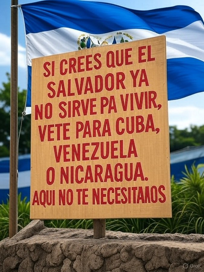 memelara1956's tweet photo. vaya esos que viven bajo una dictadura en El Salvador, estàn invitados, la zopilota va a proponer unas recomendaciones de ayuda 👇👇👇 https://t.co/cXZQaYqrHj