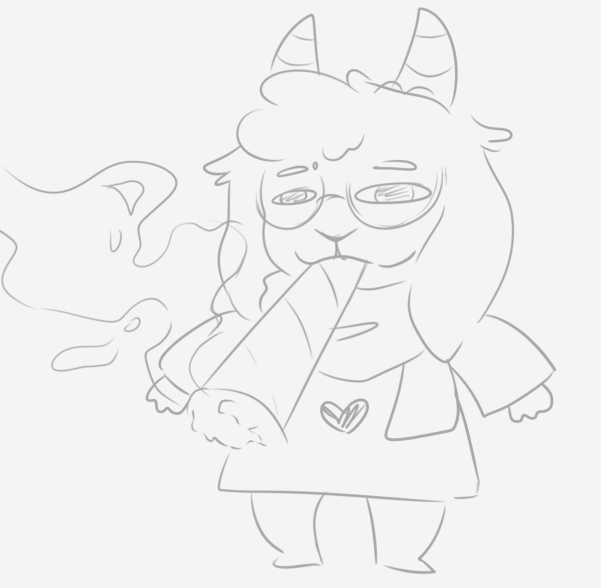 Is this a good time to bring back my best drawing?
#DELTARUNE #Ralsei