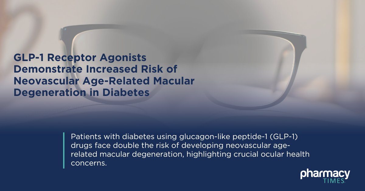Pharmacy_Times's tweet image. Only one in 500 patients on GLP‑1 RAs developed neovascular AMD—but users had twice the risk (0.2% vs. 0.1%; adjusted HR ~2.2) compared to non-users, with risk increasing the longer they were treated—urging closer #ophthalmic monitoring. 

Read more using the link below.