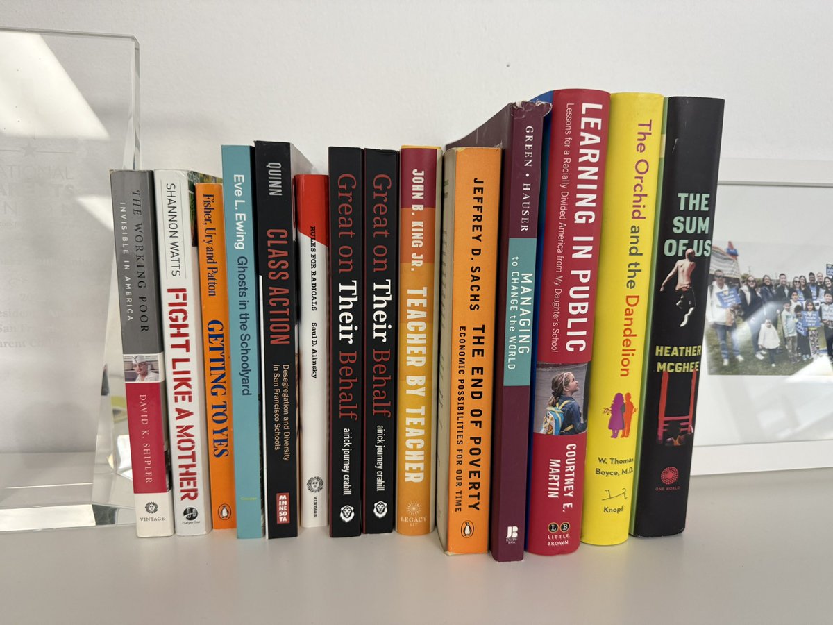 SF Parents #SFKidsCantWait (@sfparents) on Twitter photo Our founder, <a href="/MeredithWDodson/">Meredith W. Dodson</a>, just donated some of her education, activism, and leadership books to our staff & parent leader <a href="/SFParents/">SF Parents #SFKidsCantWait</a> office.
What are some of your favorites that we should add to our library? #edequity #raisethebar #closethegap Our founder, <a href="/MeredithWDodson/">Meredith W. Dodson</a>, just donated some of her education, activism, and leadership books to our staff & parent leader <a href="/SFParents/">SF Parents #SFKidsCantWait</a> office.
What are some of your favorites that we should add to our library? #edequity #raisethebar #closethegap