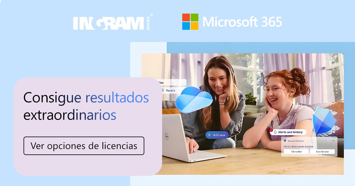 Consigue resultados extraordinarios con las licencias de Microsoft 365 🤩
Encuentra las licencias aquí: bit.ly/3ZqIYjk 🔗

#Microsoft #M365 #Licenciamiento #IngramMicro