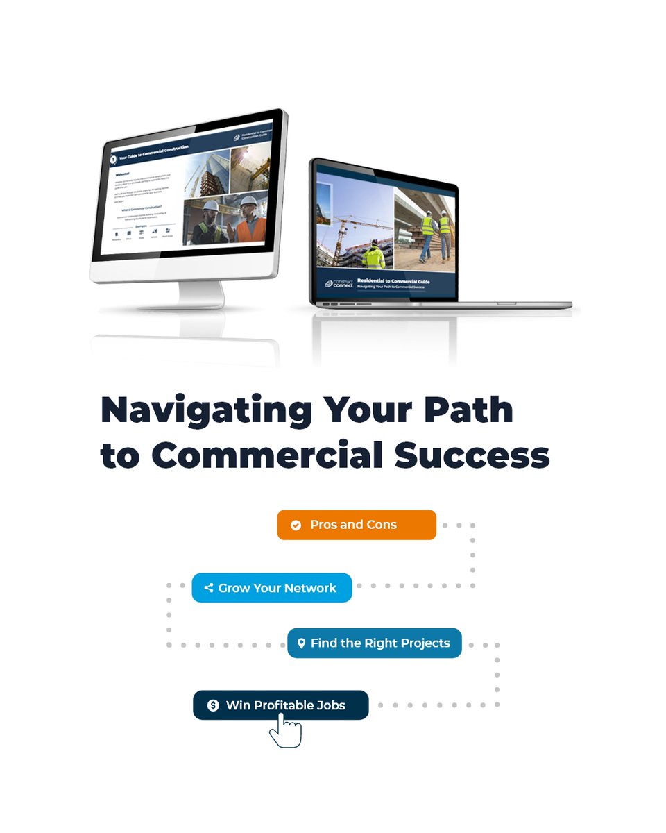 Making the move into commercial construction? 


Grab our free guide with expert tips for networking, bidding, and choosing the right projects. 


Download now 
constructconnect.pulse.ly/vildm1o5gd

#constructionstartshere #contractorlife