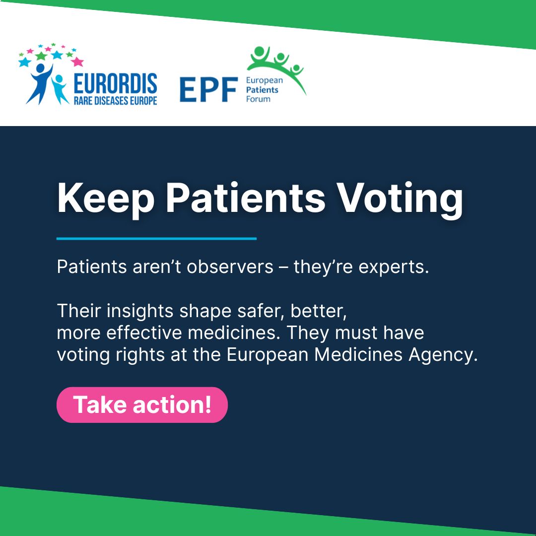 LMNA cardiac (@lmnacardiac) on Twitter photo LMNA Cardiac joins <a href="/eupatientsforum/">European Patients' Forum</a> & <a href="/eurordis/">EURORDIS-Rare Diseases Europe</a> in urging EU leaders to protect patient voting rights in EMA committees.
Patients must stay full & equal partners in shaping medicines.#KeepPatientsVoting
Read why this matters: go.eurordis.org/nLKMeX LMNA Cardiac joins <a href="/eupatientsforum/">European Patients' Forum</a> & <a href="/eurordis/">EURORDIS-Rare Diseases Europe</a> in urging EU leaders to protect patient voting rights in EMA committees.
Patients must stay full & equal partners in shaping medicines.#KeepPatientsVoting
Read why this matters: go.eurordis.org/nLKMeX