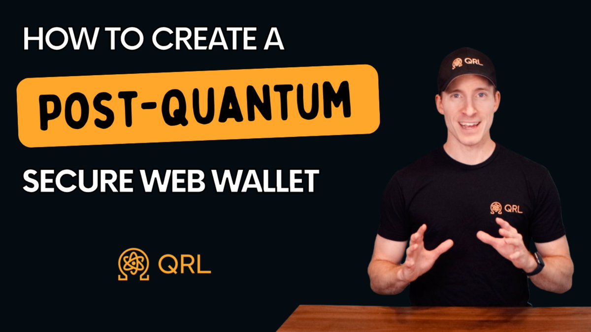 Yesterday, we released a new video titled, How To Create A Post-Quantum  Secure Crypto Wallet For newcomers to crypto, the idea of creating a web  wallet can be a little bit intimidating