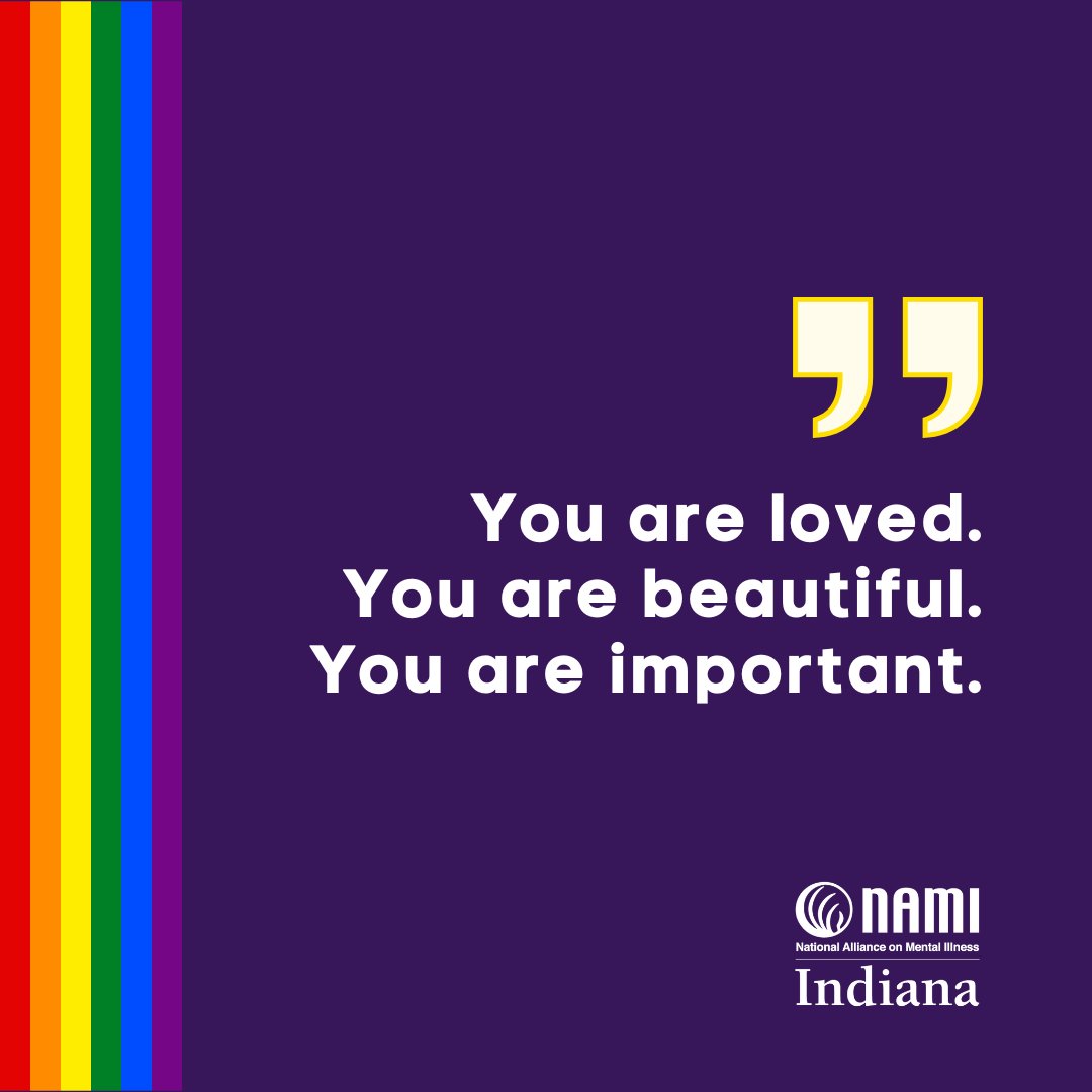 Remember: you are loved, you are beautiful, you are important. Exactly as you are. We celebrate the strength, joy, and resilience of the LGBTQ+ community — today and every day. Happy Pride Month!