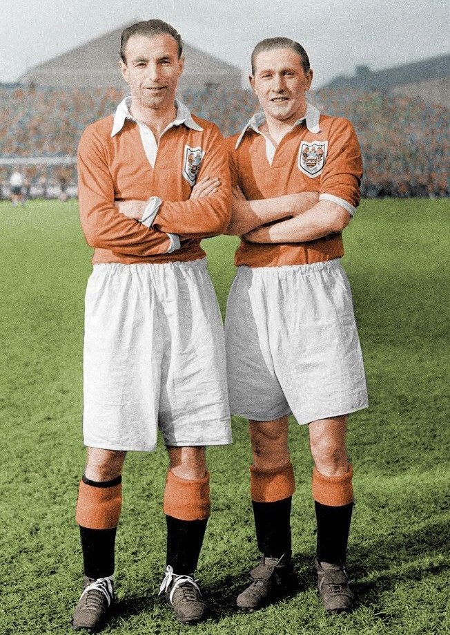 Blackpool duo Stanley Matthews and Stan Mortensen

#BFC #Blackpool #Seasiders