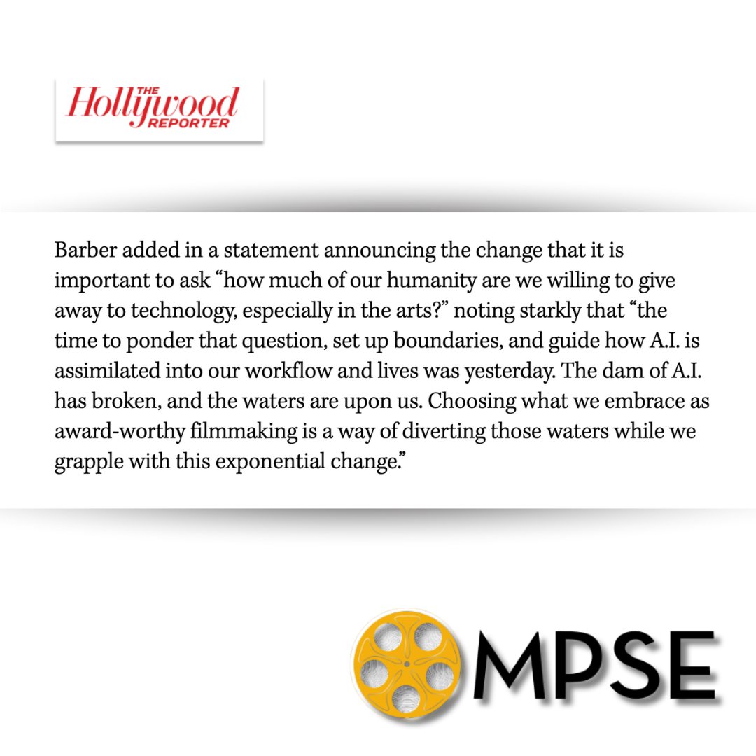 We have taken a stand on Generative AI. 

#MPSE #ai