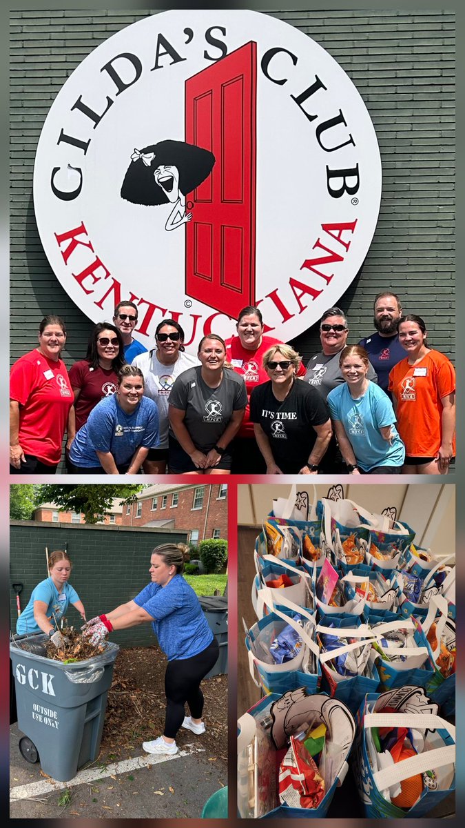 The NFCA team spent the morning volunteering at our Grinstead Drive neighbors, <a href="/GildasClubKY/">Gilda's Club Kentuckiana</a>, who do terrific work providing 100% free services to individuals &amp; families affected by cancer.