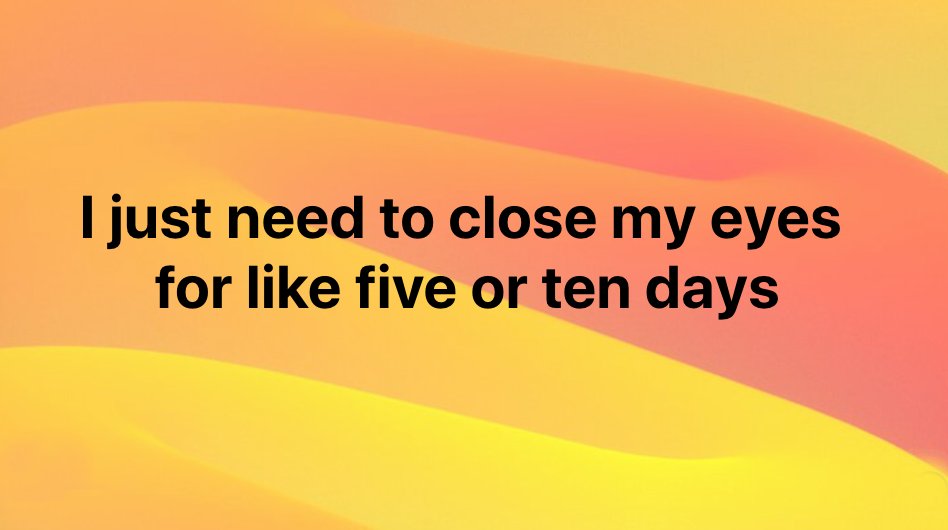 Can we vote to make Mondays a national holiday this year? 🥱