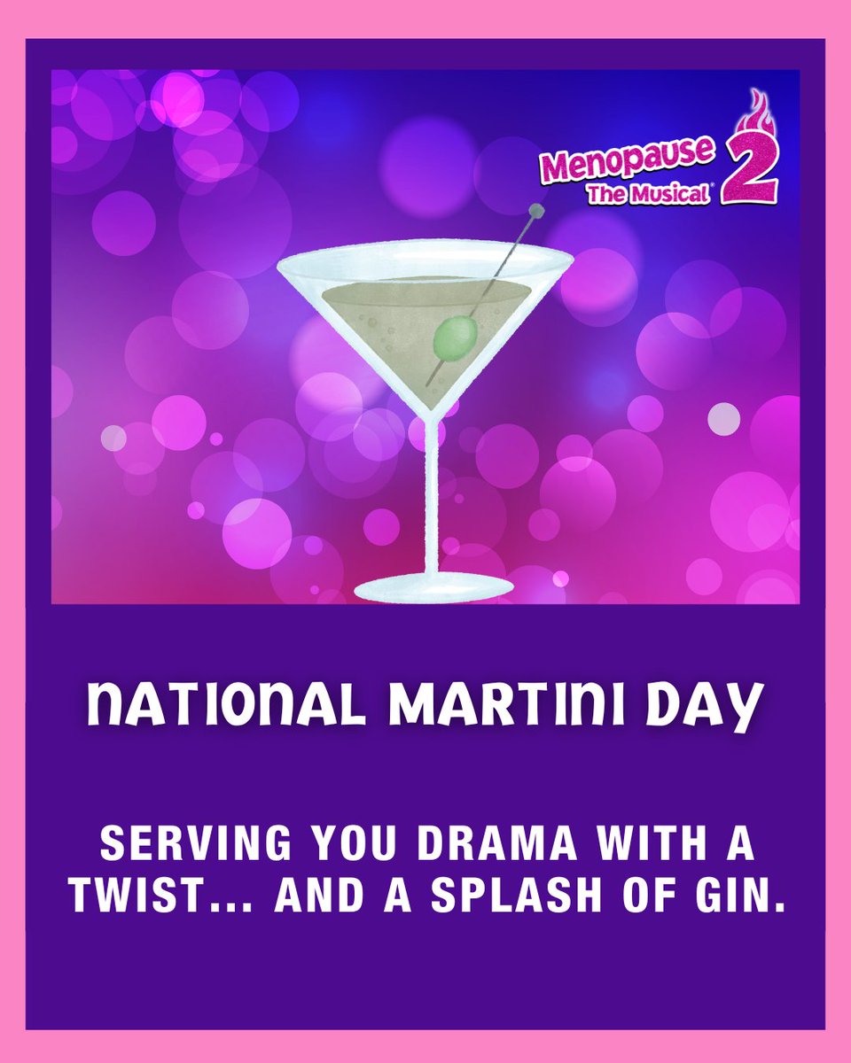 She believed she could, and she poured a martini instead. 🍸