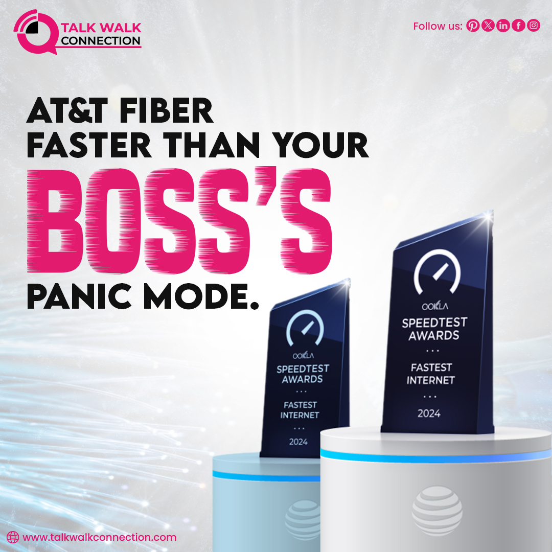 talk_walk_12's tweet image. Ever notice how your Wi-Fi turns selfish the moment everyone logs on? AT&amp;amp;T Fiber plays nice—serving blazing speed to all your devices, simultaneously. No more fights over bandwidth, no buffering tantrums.
#ATTFiber #TalkWalkConnection #FastAF #NoBuffering #AllDevicesGo #Internet