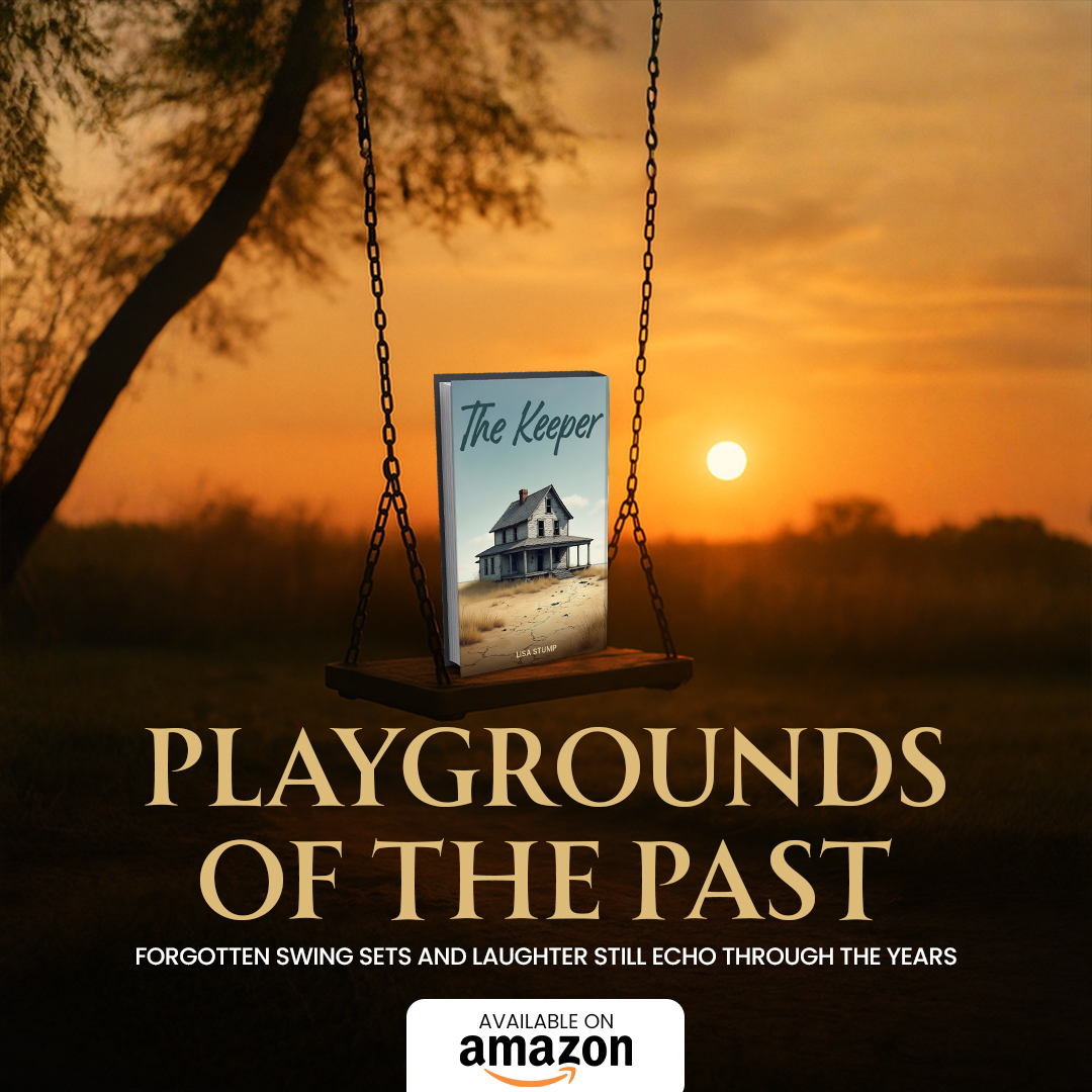 LisaStump0's tweet photo. Some memories never fade… they swing gently in  the winds of time. 
The Keeper by Lisa Stump takes you back to the  places where childhood echoes still linger—where  the past whispers and hearts remember. 
Revisit your own playgrounds of the past. 
Available now on Amazon. https://t.co/pcX80dv1w9