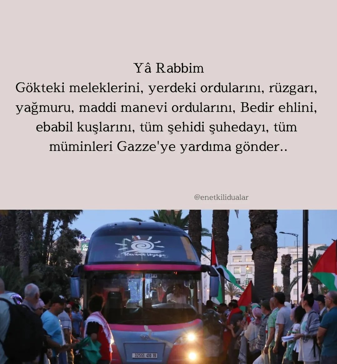 Biz Bir Olursak Tok Oluruz
Ayrı Olursa Yok Oluruz 
Bizi Birleştir ALLAH'IM
#freedomconvoy