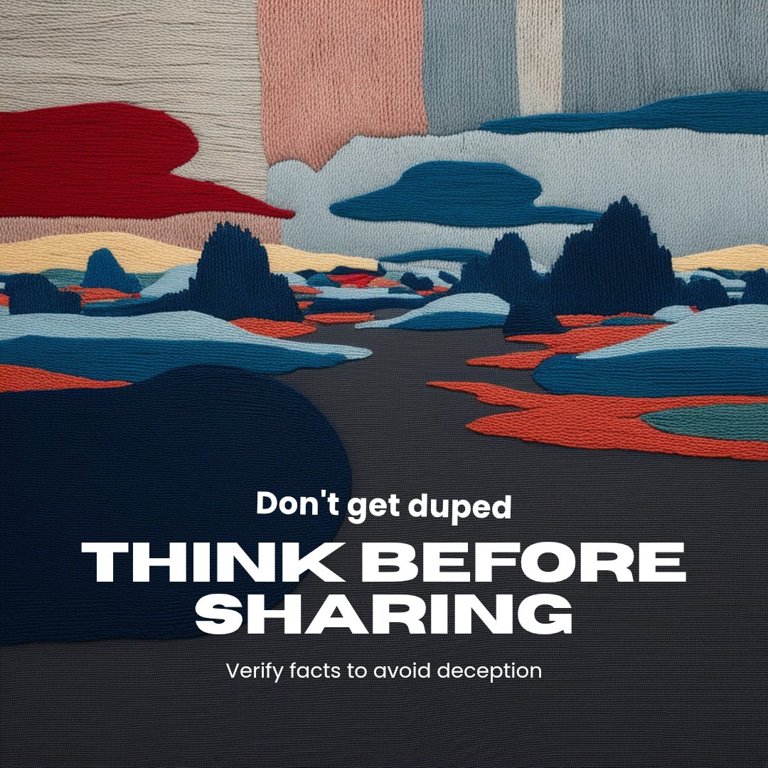 DruHart's tweet image. Too many folks are getting duped by obvious nonsense, so what happens when the lies get slicker? AI voice and image tools are already blurring the line between fact and fiction.
We need more skepticism. Pause before sharing. Check sources. Don’t fall for vibes over evidence.