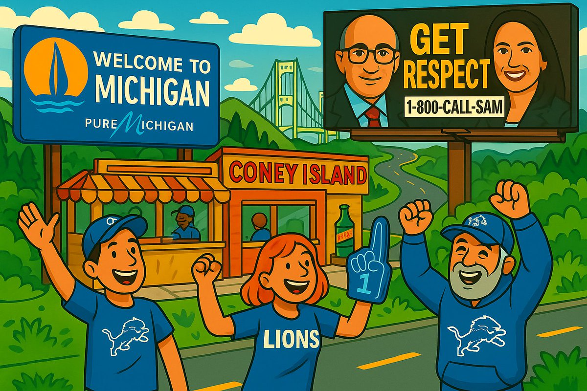 We asked AI to create an image with an authentic Michigan vibe, and the results did not disappoint. 😂👏 

What did it leave out? Leave a comment with the one thing that screams "Michigander" to you! ⬇️ 

#800CallSam #CallSam #Detroit #GetRespect #Michigan #Michigander