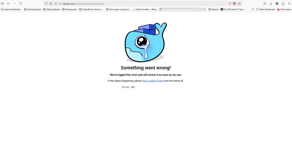 kaviranga's tweet image. දුක තමයි රංජනී 😑😪 
#dockerhub #docker !!!