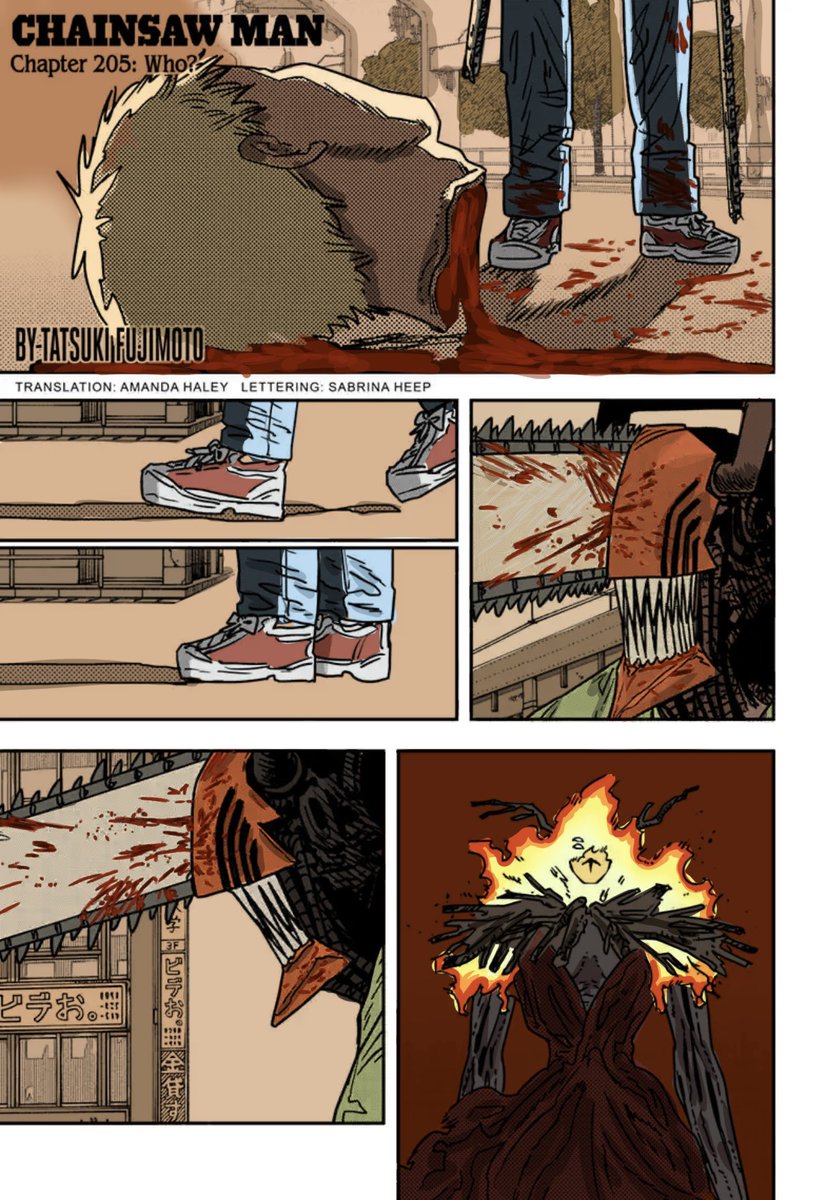 beggz08's tweet photo. Chainsaw Man Chapter 205, colored by me.
#csm205 #chainsawman #chainsawman205 https://t.co/4xQFS7czHG