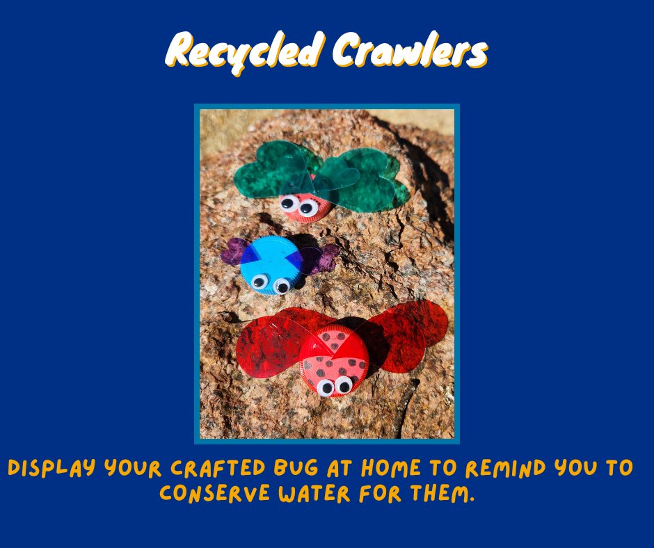 The Summer Discovery Series is happening TOMORROW! Bring your family over to get out of the sun, learn about water conservation and make these fun crafts! See you there!