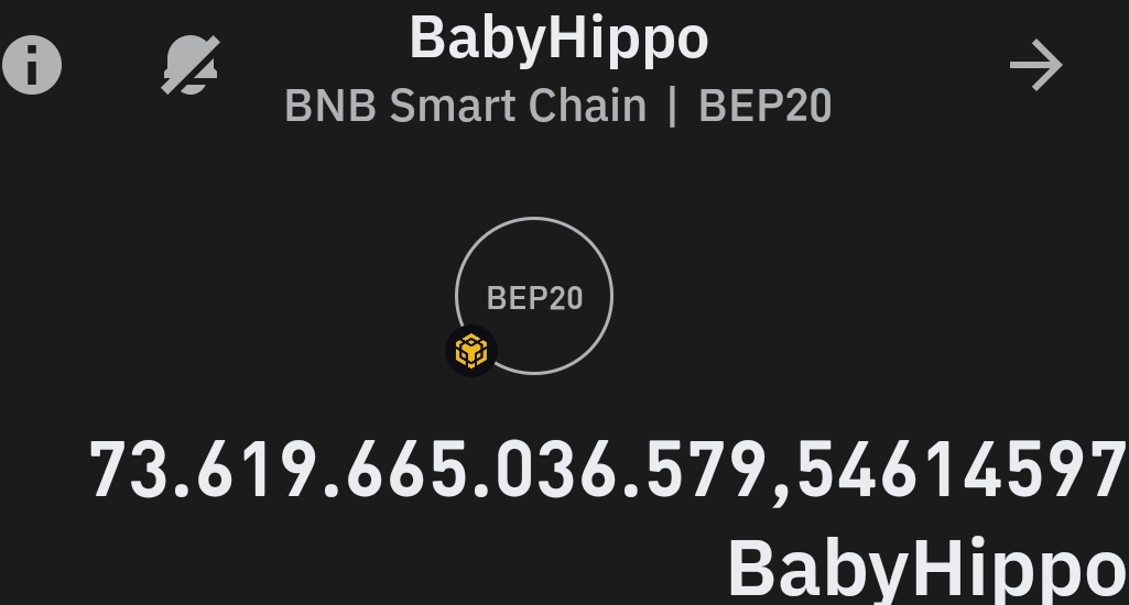 lasbahany's tweet photo. @BabyHippo_BSC Im hold https://t.co/O4VBdiH60b