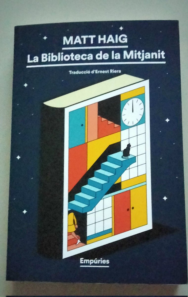 Començant "La Biblioteca de la Mitjanit", de <a href="/matthaig1/">Matt Haig</a> a <a href="/Ed_Empuries/">Editorial Empúries</a>. Traducció d'Ernest Riera.
Molt bon record de "Com aturar el temps" i de "La vida impossible", comentats a Paranoia 68.
<a href="/Grup62/">Grup62</a>
