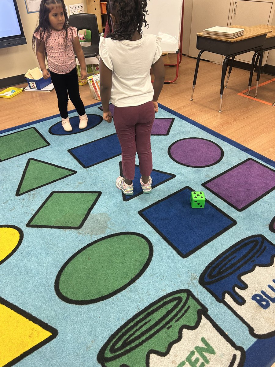 They wanted to make the rug a game board! #gamers #risdPreK
#ACEIgnite2025 @DesireeMay_9 <a href="/ccgreer28/">Dr. Carrie Greer</a> <a href="/SaDye21/">Sarah Dye</a>