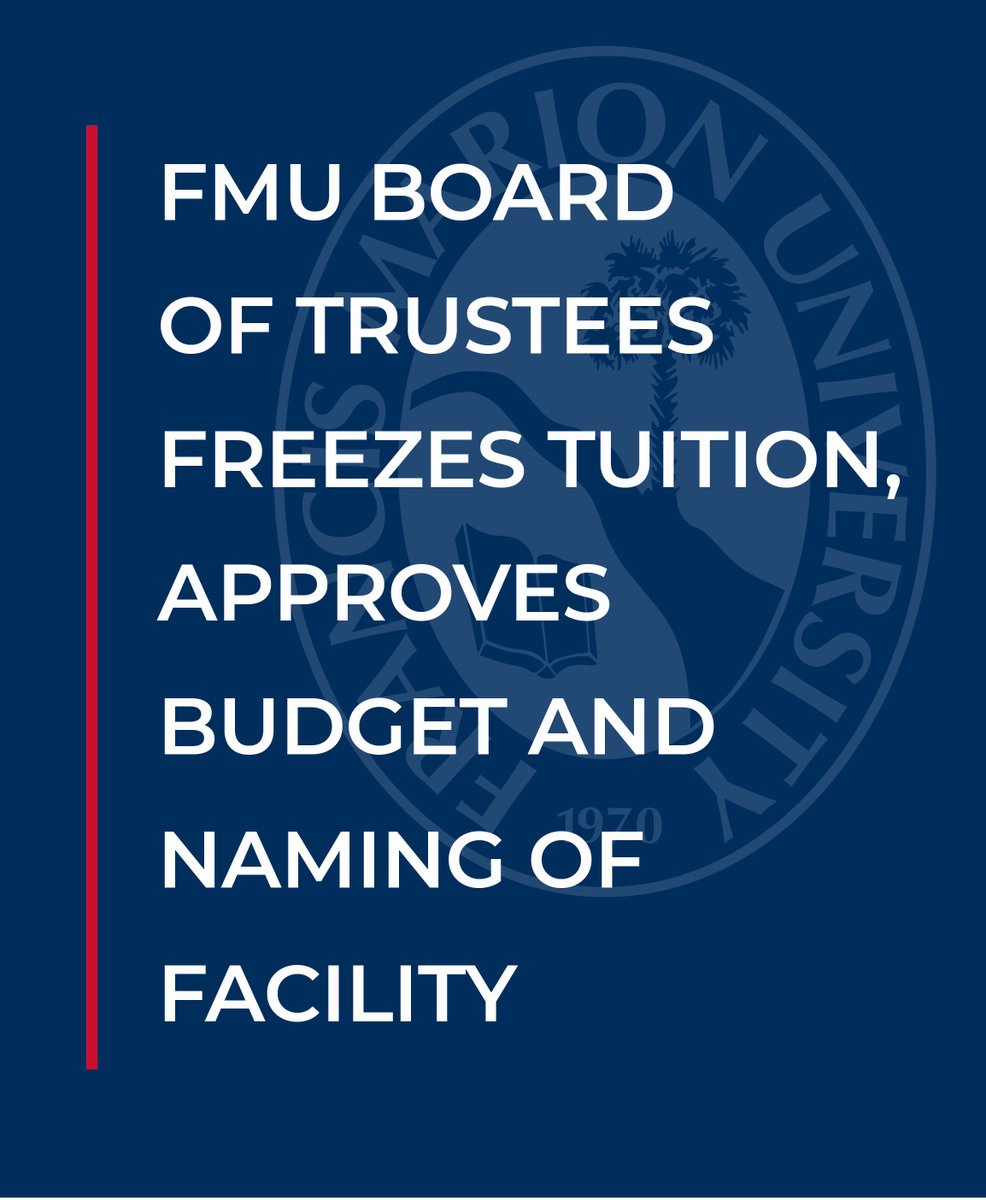 The FMU Board of Trustees held its quarterly meeting on the university’s campus Thursday afternoon. 

Read more ➡️ ow.ly/5yS750W8EVM