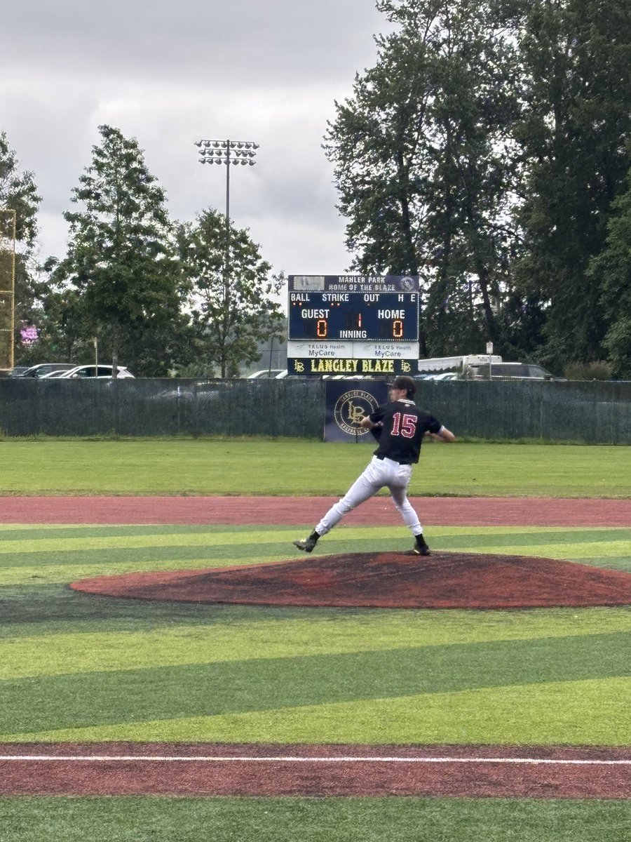 Renegades Win!! 

Renegades defeat Okotoks Dawgs Black 1-0 in the Langley Blaze Opener, backed by Gabe Fink’s dominant shutout!! 

Fink tossed 7 shutout, punched out 8, surrendering 2 hits while walking just 1! 

#AHPBall