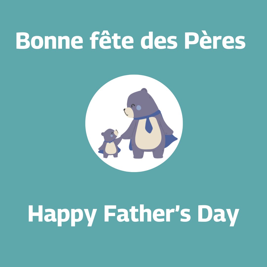 Bonne fête des Pères à tous les papas extraordinaires ! 💙
---
Happy Father's Day to all the amazing dads out there!  💙