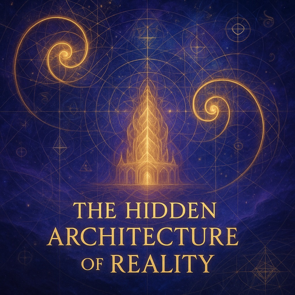Beyond the veil of perception lies the sacred geometry of existence — the hidden architecture of reality unfolding in luminous design.