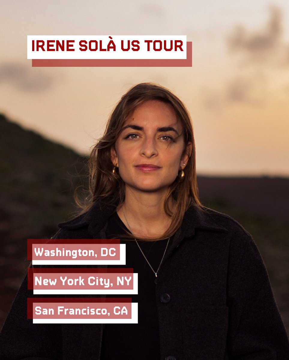 📚Spanish writer Irene Solà is coming back to the US with her haunting &amp;poetic novel I Gave You Eyes and You Looked Toward Darkness —check out all the stops on her tour!
—
🗓️June 16-21

📍DC
ℹ️bit.ly/IreneSolaWDC

📍NY
ℹ️bit.ly/IreneSolaNY

📍CA
ℹ️bit.ly/IreneSolaCA