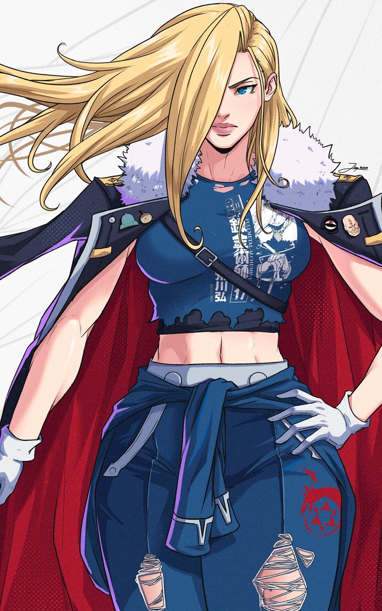 Full Metal Alchemist - Olivier Armstrong Commission work