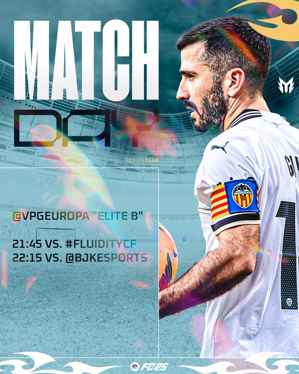 Monta Club (@monta_club) on Twitter photo Volvemos al campoo ⚽️
@VPGEuropa "Elite B"
21:45 🆚 #FluidityCF 🏴
22:15 🆚 <a href="/bjkesports/">Beşiktaş Esports</a> 🇹🇷
#GoMonta Volvemos al campoo ⚽️
@VPGEuropa "Elite B"
21:45 🆚 #FluidityCF 🏴
22:15 🆚 <a href="/bjkesports/">Beşiktaş Esports</a> 🇹🇷
#GoMonta