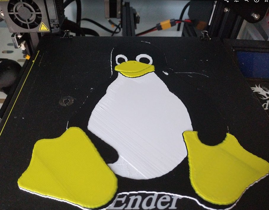 I made a "3D" penguin!