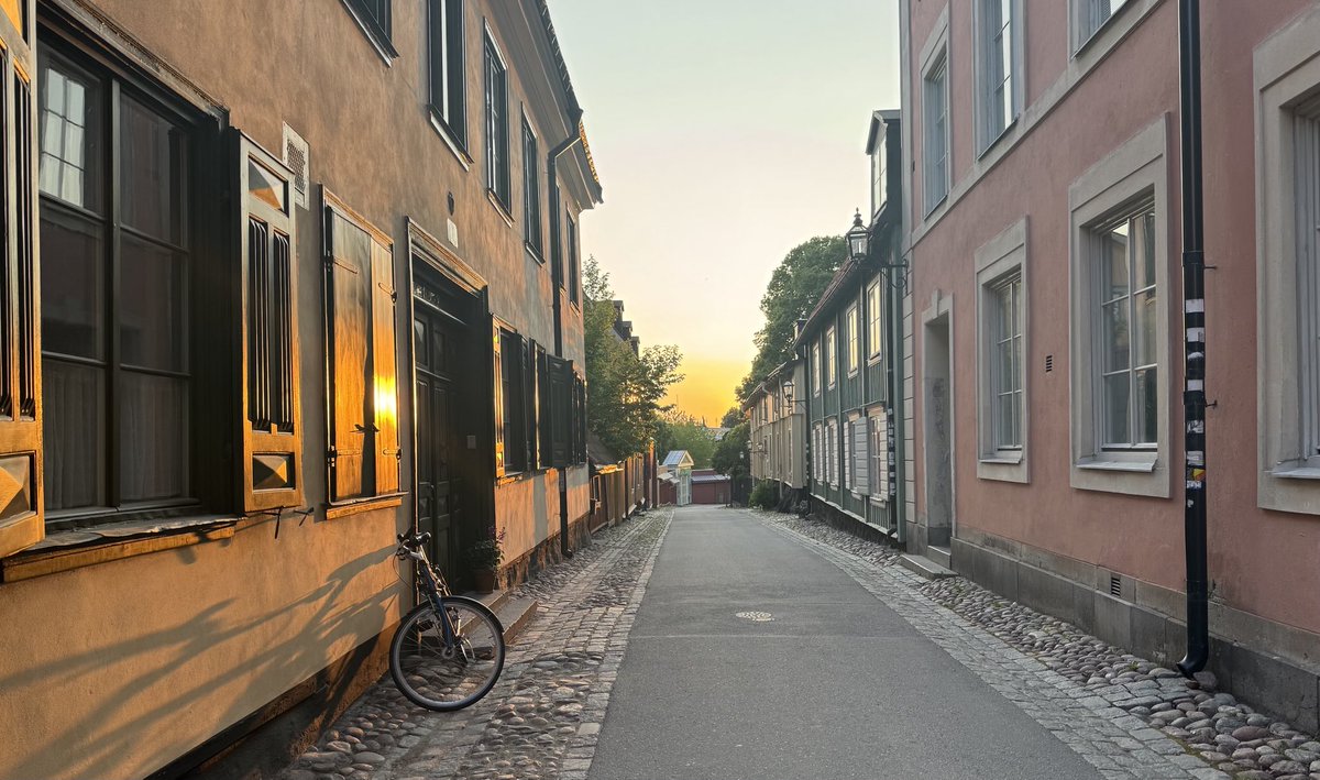 A late evening in Stockholm 🇸🇪 in mid-June. The Nordic world at its best.