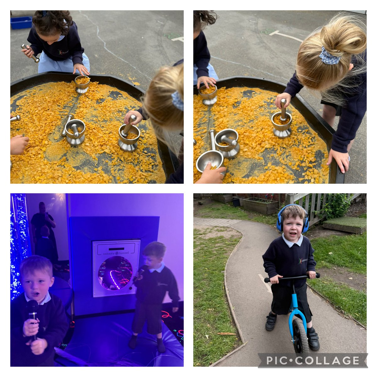 Fun in the sun! ☀️ 
Reception love to explore our enhanced provision 💙  <a href="/GrangeMissA/">GrangeMissA</a> <a href="/GrangeMrsMcG/">Mrs McGilloway</a>