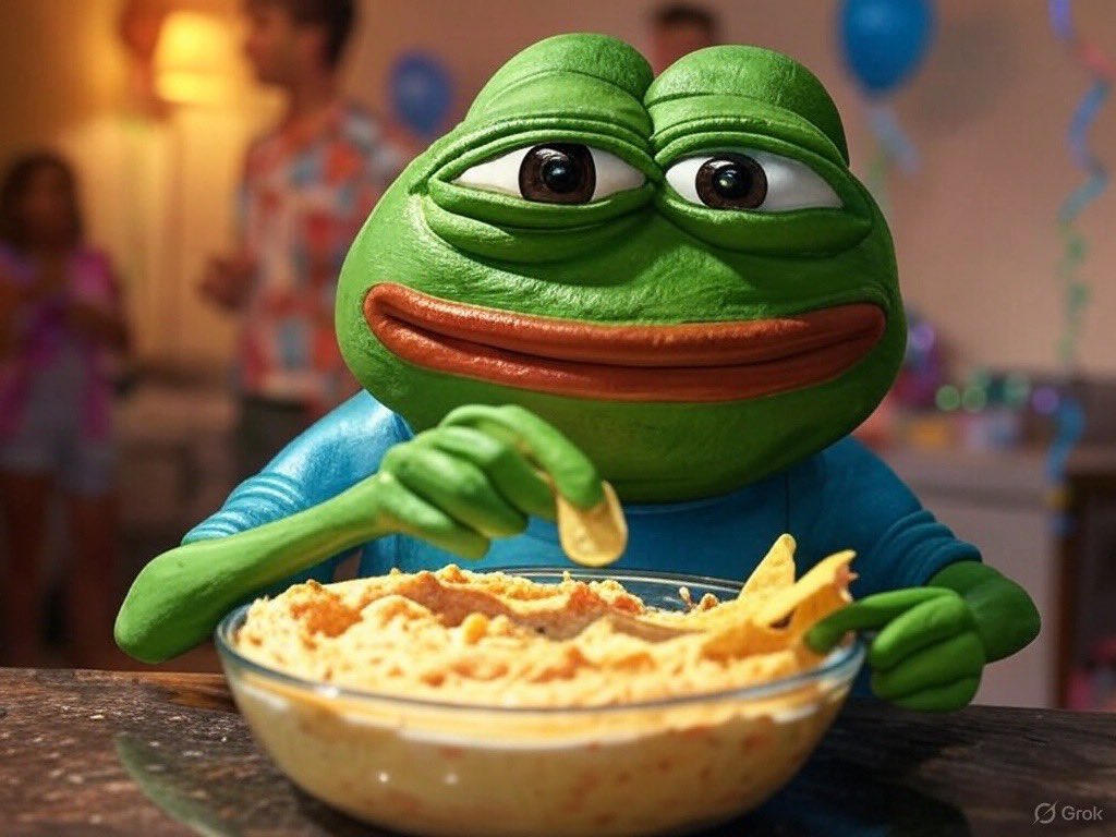 THESAINT562's tweet photo. @nypost Dip anyone? @pepecoineth https://t.co/hIxUiyyizT