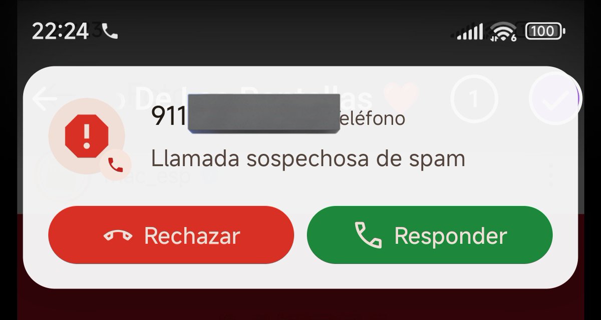 Spam a más de las 10 de la noche. Maravilloso.