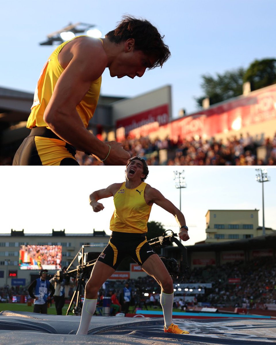 Laureus (@laureussport) on Twitter photo A roar of approval π£οΈ
Laureus World Sportsman of the Year, Mondo Duplantis sets a new meeting record at the <a href="/BislettGames/">Bislett Games</a> of 6.15m πͺ
#DiamondLeague | #OsloDL A roar of approval π£οΈ
Laureus World Sportsman of the Year, Mondo Duplantis sets a new meeting record at the <a href="/BislettGames/">Bislett Games</a> of 6.15m πͺ
#DiamondLeague | #OsloDL