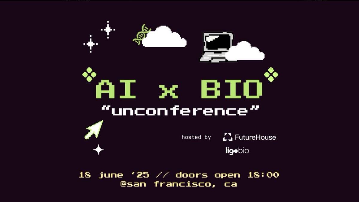 ArdaGoreci's tweet image. Excited to announce the AI x Bio “unconference” hosted by Ligo Biosciences and FutureHouse on June 18! Featuring @saakohl , @SGRodriques , @bwood_m , @nalidoust.