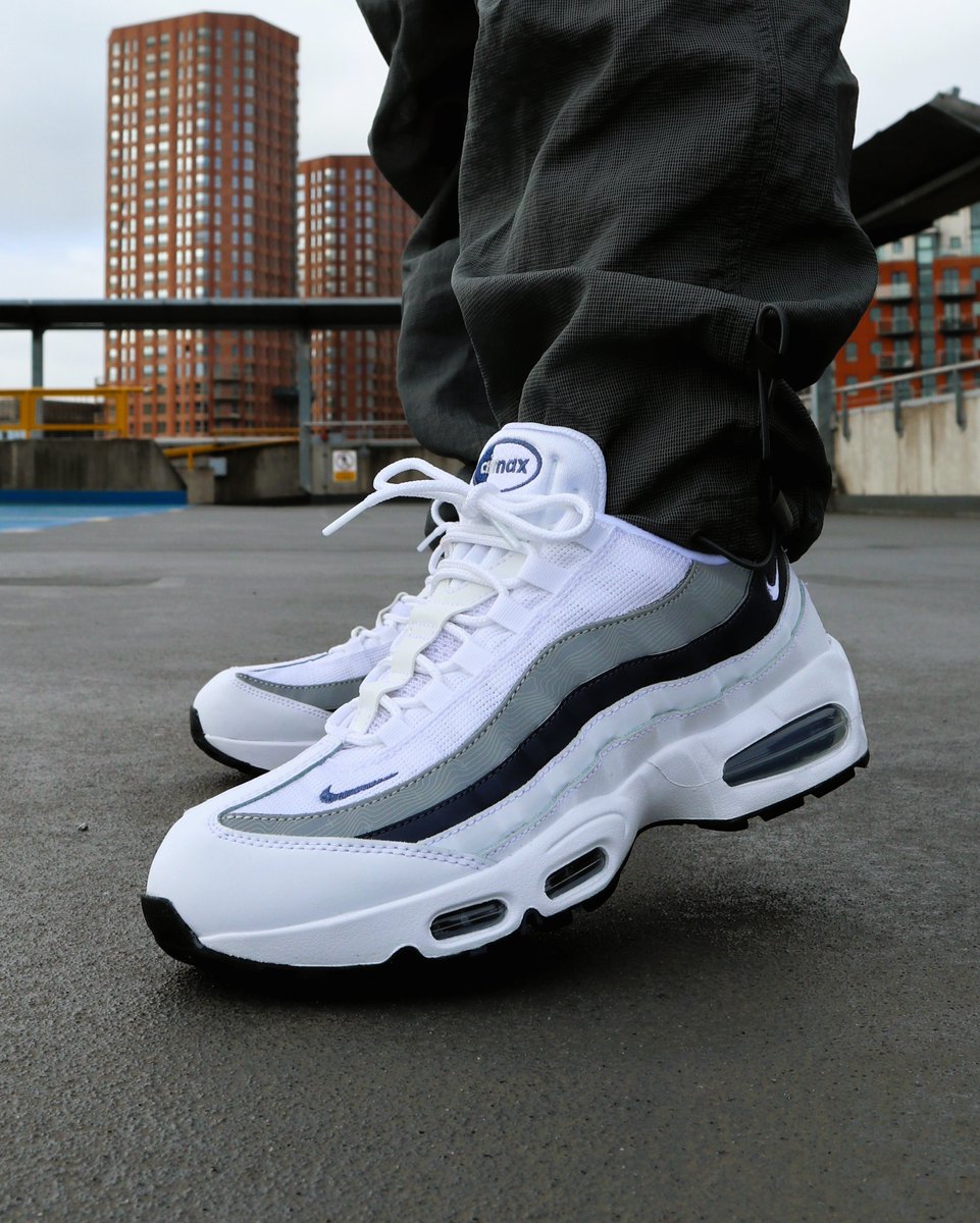 white and blue 95s