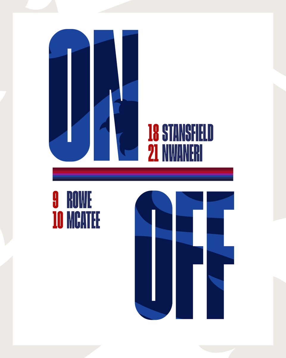 Lee Carsley's made his first two changes of the night 🔄

Our #YoungLions lead 2-1 with 20 minutes of the 90 left.