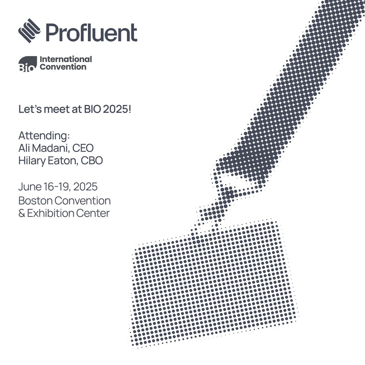 ProfluentBio's tweet image. We're heading to #BIO2025 in Boston (June 16-19)!
Our CEO @thisismadani and CBO @HilaryEaton14 will be representing Profluent onsite and are eager to connect with fellow industry leaders and discuss the future of this exciting field.
Let’s collaborate!