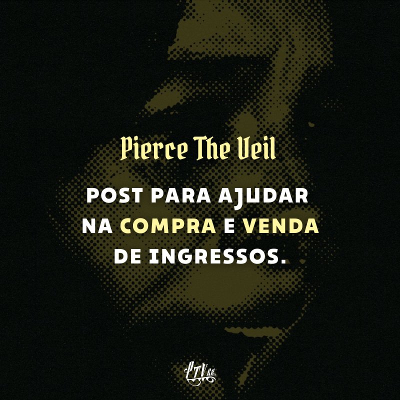 Quer vender ou comprar ingresso para o show da <a href="/piercetheveil/">Pierce The Veil</a> em Curitiba ou São Paulo? Responde qual setor e estado que você está querendo vender ou comprar para encontrar alguém interessado. 

Não responsabilizamos pela veridicidade do ingresso, tudo bem? 🖤