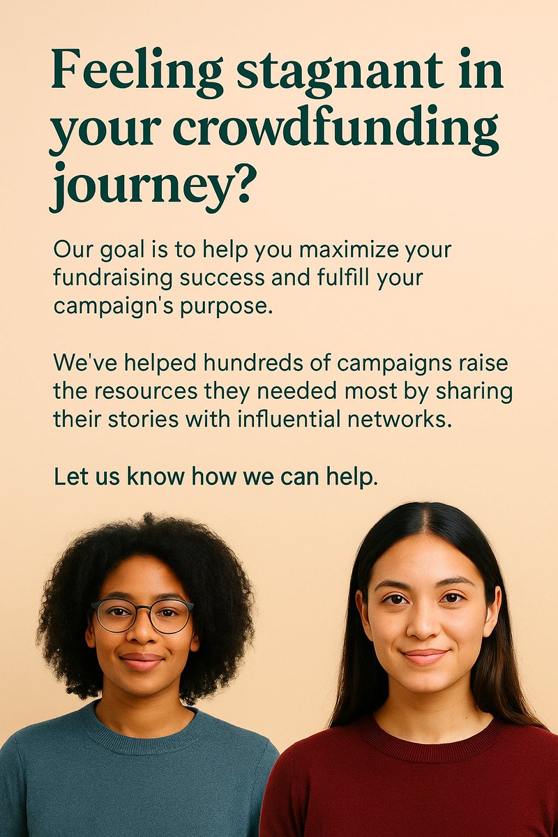 Noahdonors00's tweet image. Running a GoFundMe and feeling stuck? Let’s turn your story into impact. DM me I can help you reach more people, raise more support, and unlock the results you deserve. #GoFundMeHelp #CrowdfundingSupport #FundraiserCoach #CampaignBoost #DMToGrow