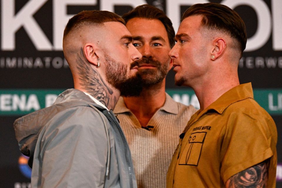 BoxingTicketsNI's tweet photo. The rematch just got  bigger!

The @lewiscrocker1 v @PaddyDonovan23 rematch will be for the vacant IBF World Welterweight title

As Eddie Hearn confirms that Boots will move up to 154

#CrockerDonovan2 https://t.co/3BSaIHUjjX