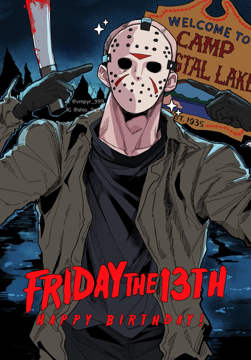 Happy birthday Jason and happy Friday the 13th everyone 🖤🔪🩸