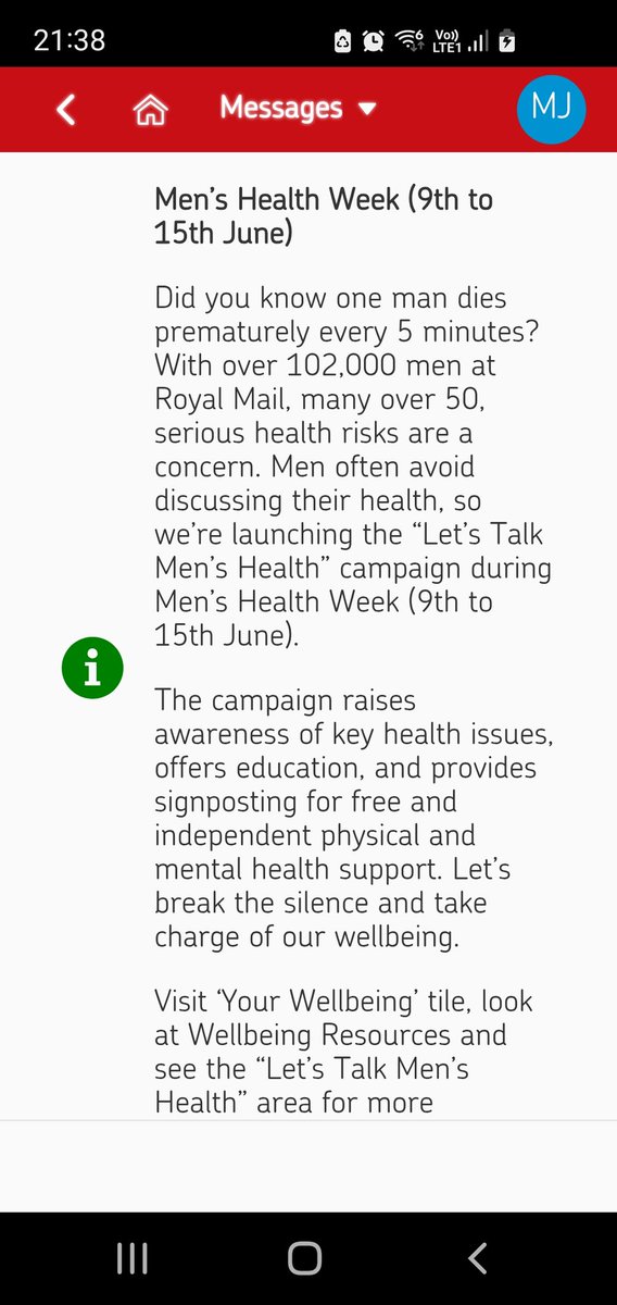 So Royal Mail are saying "Mail never went out on this round yesterday, so you've got double today. Tomorrow you can do 2 rounds of packets + parcels in another area. Following day pick up double mail again. But hey, hope you're doing well physically + mentally guys 🙌👍