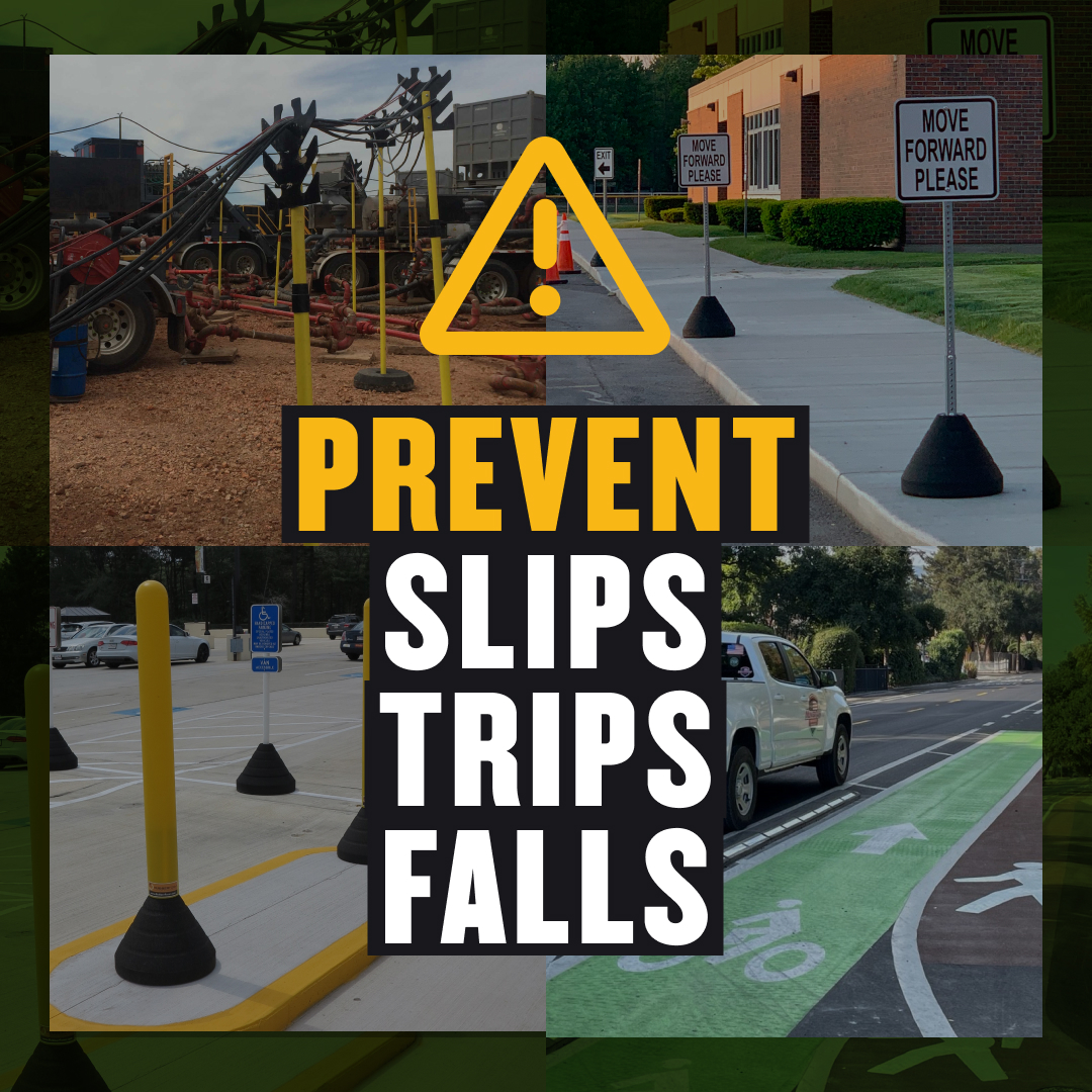 Slips, trips, &amp; falls = major jobsite risks.
RubberForm helps reduce them with:
⚡ Cable Protectors
🔌 Cord Trees
🚧 Safety Ramps
📢 Sign Bases

All made from 100% American recycled materials ♻️
#NationalSafetyMonth #RubberForm #WorkplaceSafety